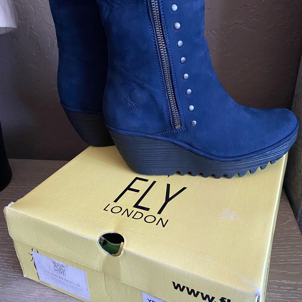Fly London - “Yemi” Women’s Leather/ Suede Ankle Boots, Size - EU 38 - Picture 6 of 6